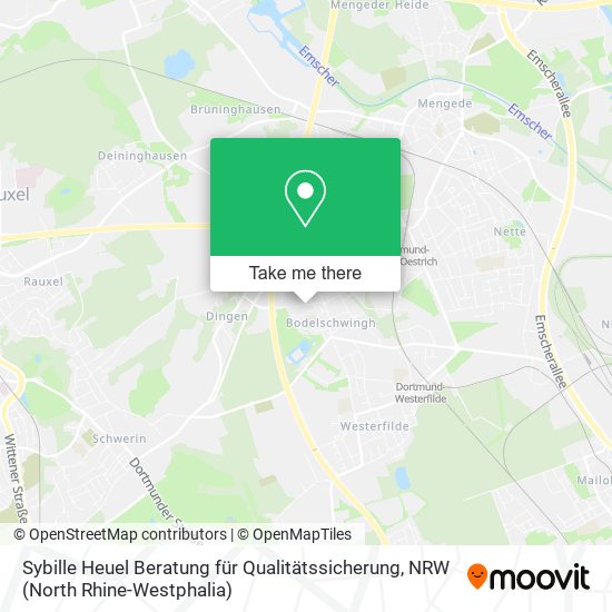 Sybille Heuel Beratung für Qualitätssicherung map