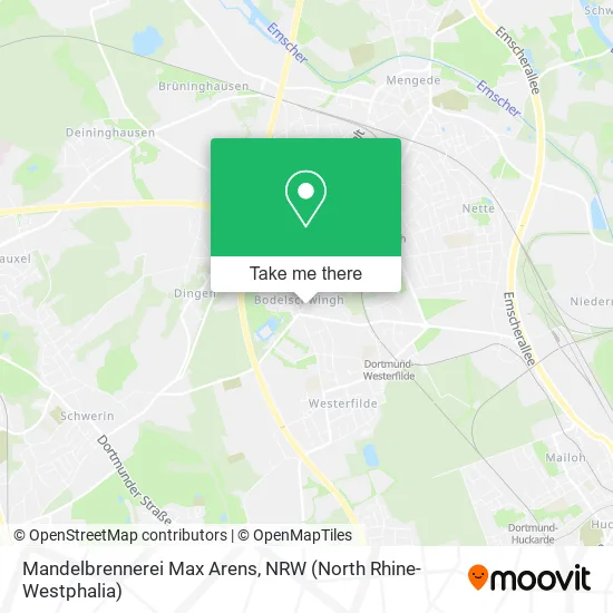 Карта Mandelbrennerei Max Arens