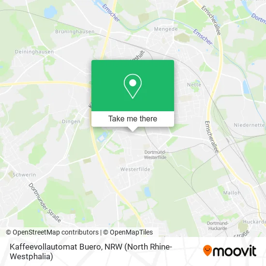 Карта Kaffeevollautomat Buero