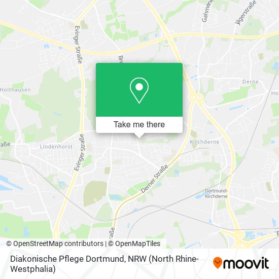 Diakonische Pflege Dortmund map