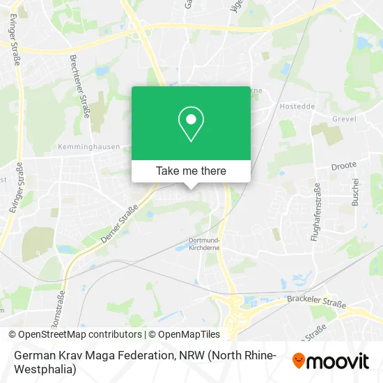 German Krav Maga Federation map