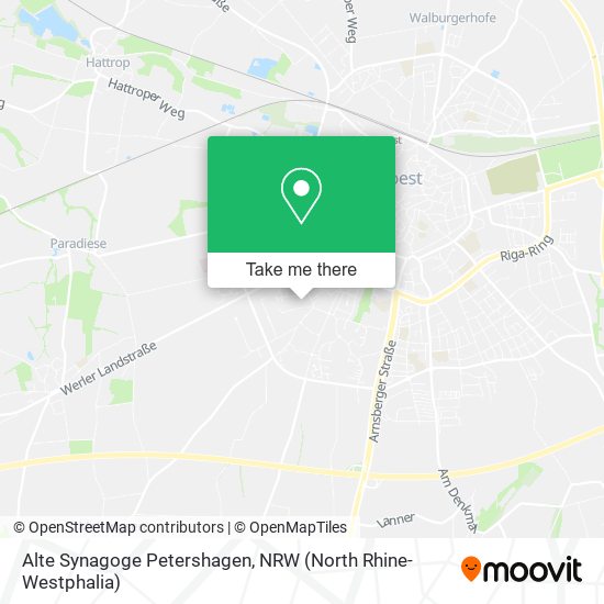 Alte Synagoge Petershagen map