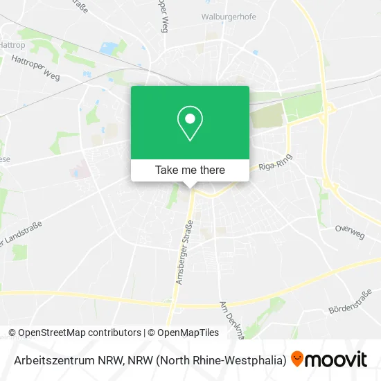 Карта Arbeitszentrum NRW
