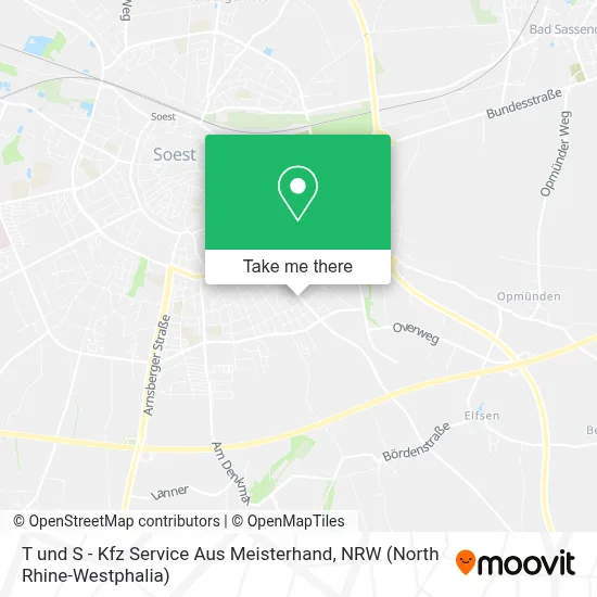 T und S - Kfz Service Aus Meisterhand map