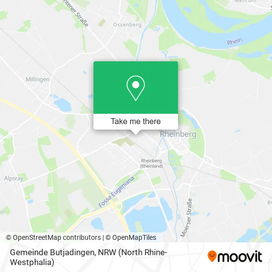 Карта Gemeinde Butjadingen