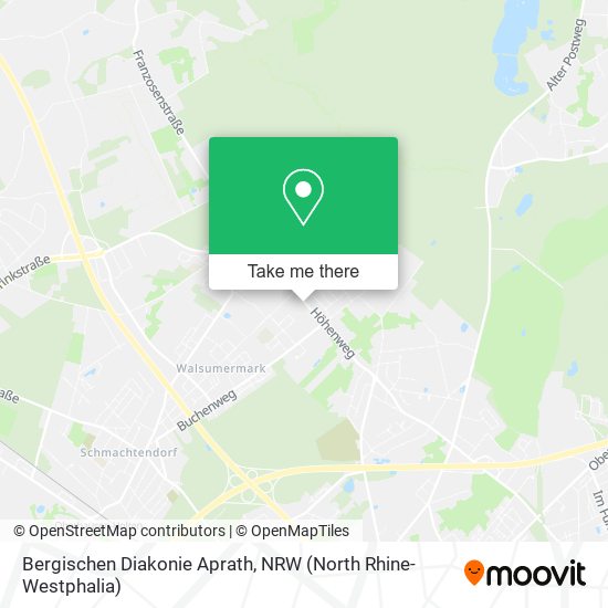 Bergischen Diakonie Aprath map