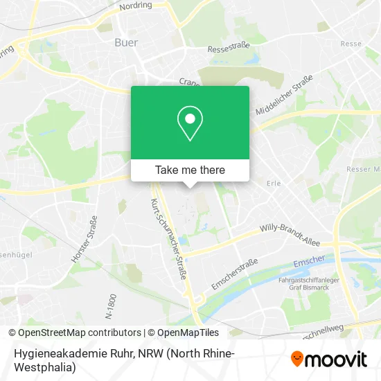 Карта Hygieneakademie Ruhr