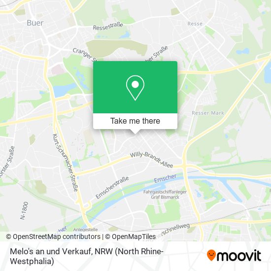 Melo's an und Verkauf map