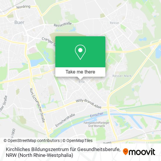 Kirchliches Bildungszentrum für Gesundheitsberufe map