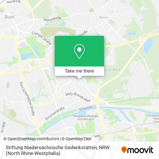 Stiftung Niedersächsische Gedenkstätten map