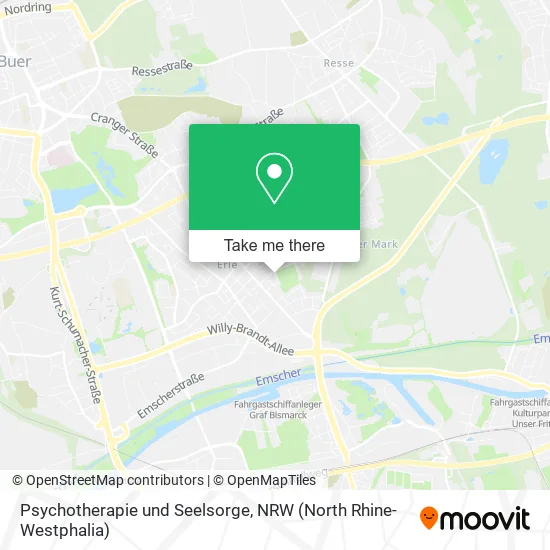 Карта Psychotherapie und Seelsorge