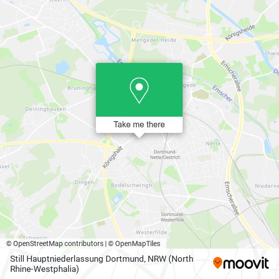 Still Hauptniederlassung Dortmund map