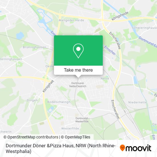 Dortmunder Döner &Pizza Haus map