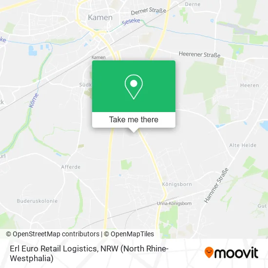 Erl Euro Retail Logistics map