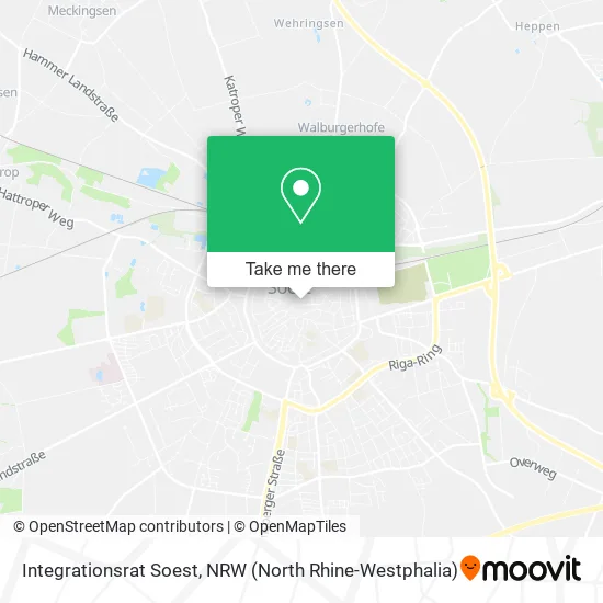 Карта Integrationsrat Soest