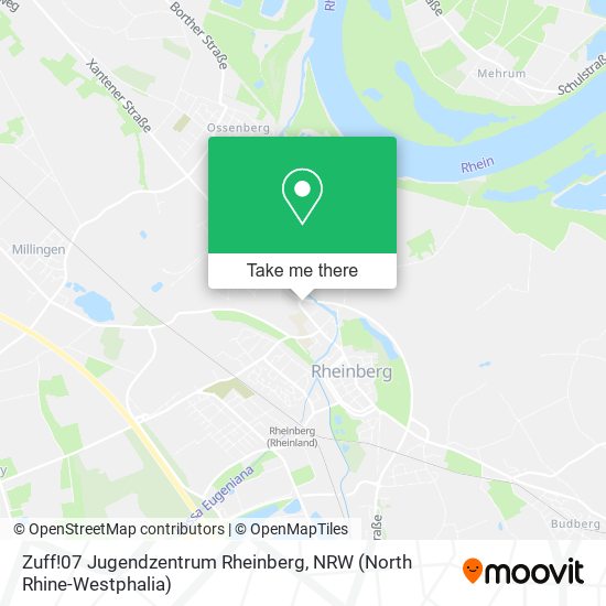 Zuff!07 Jugendzentrum Rheinberg map