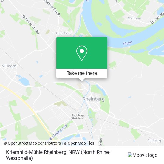 Kriemhild-Mühle Rheinberg map