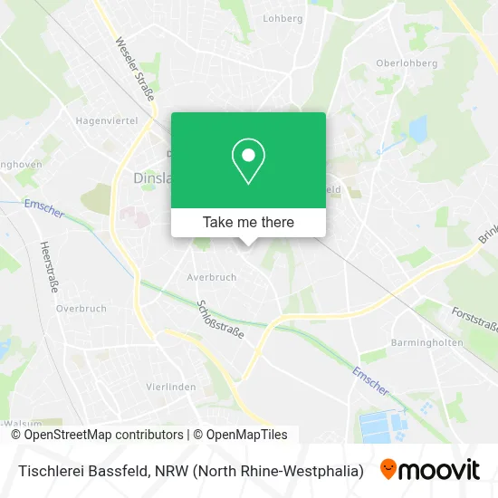 Tischlerei Bassfeld map