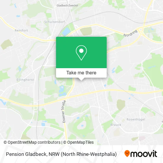 Pension Gladbeck map