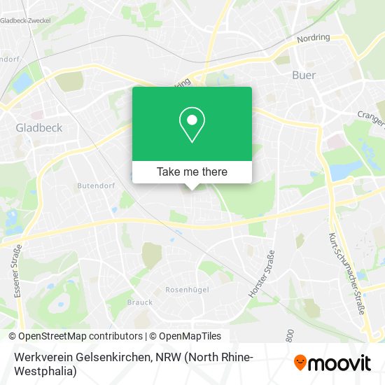 Werkverein Gelsenkirchen map