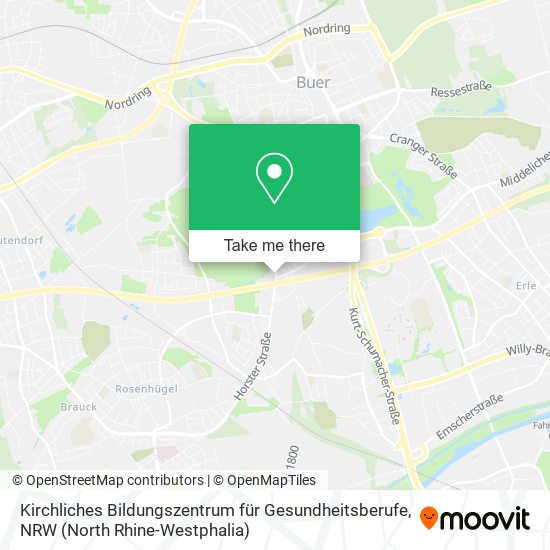 Kirchliches Bildungszentrum für Gesundheitsberufe map