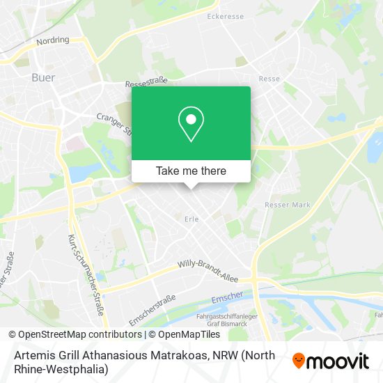 Artemis Grill Athanasious Matrakoas map