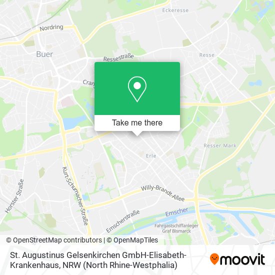 St. Augustinus Gelsenkirchen GmbH-Elisabeth-Krankenhaus map