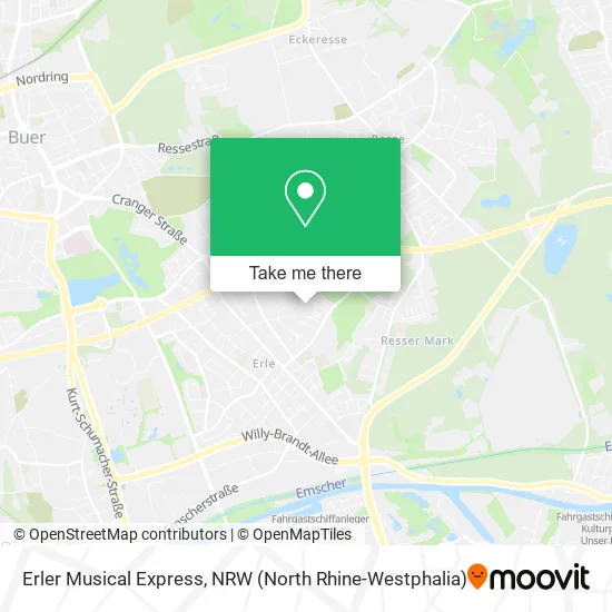 Erler Musical Express map