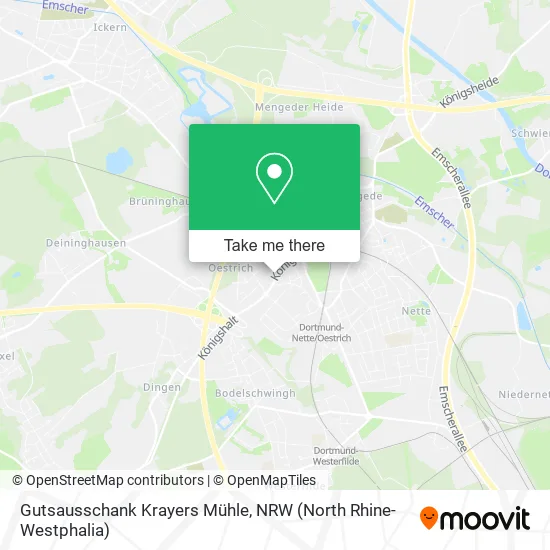 Карта Gutsausschank Krayers Mühle