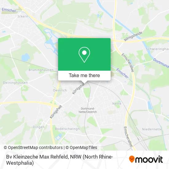 Карта Bv Kleinzeche Max Rehfeld