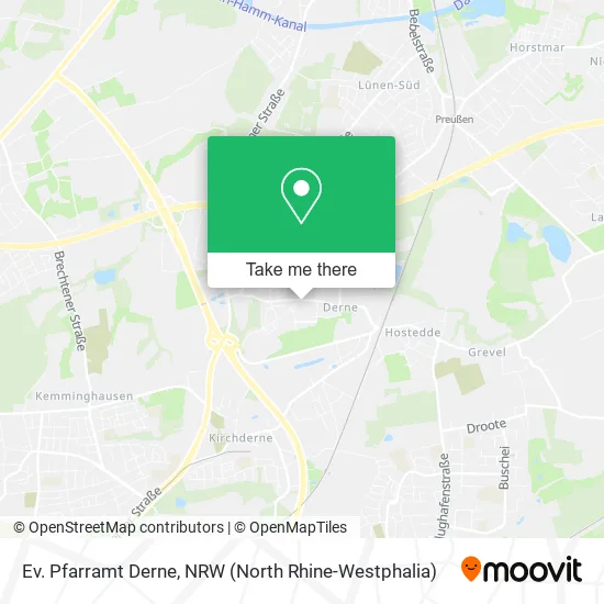 Карта Ev. Pfarramt Derne