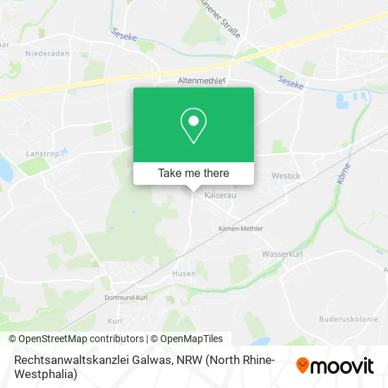 Карта Rechtsanwaltskanzlei Galwas