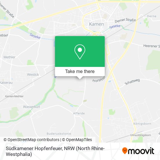 Südkamener Hopfenfeuer map
