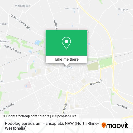 Podologiepraxis am Hansaplatz map