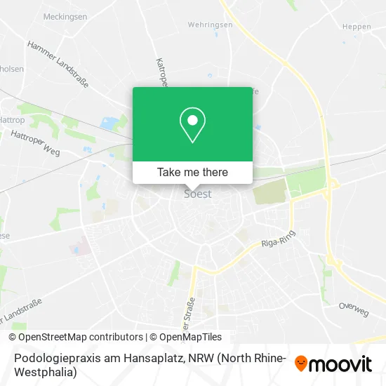 Карта Podologiepraxis am Hansaplatz