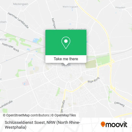 Карта Schlüsseldienst Soest
