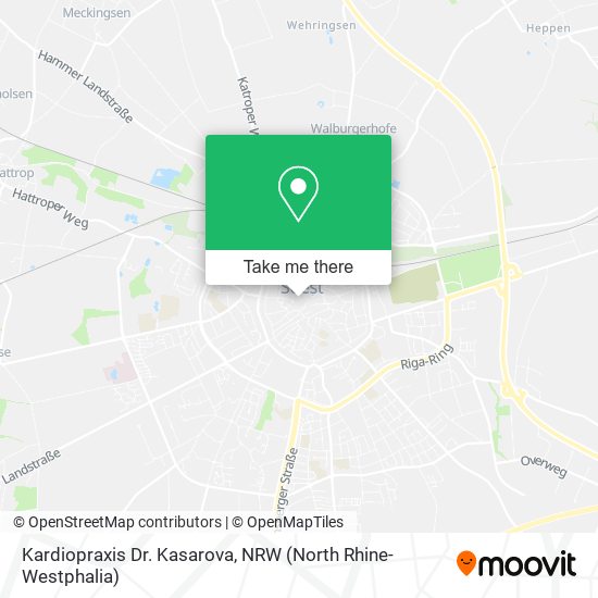 Kardiopraxis Dr. Kasarova map