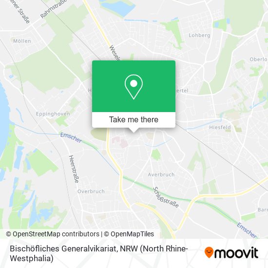 Bischöfliches Generalvikariat map