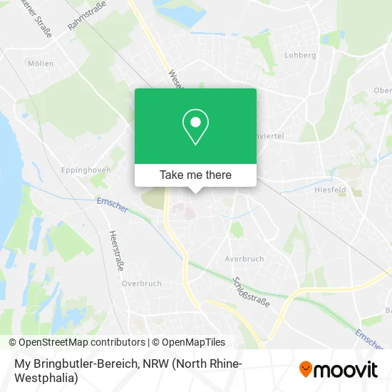 Карта My Bringbutler-Bereich