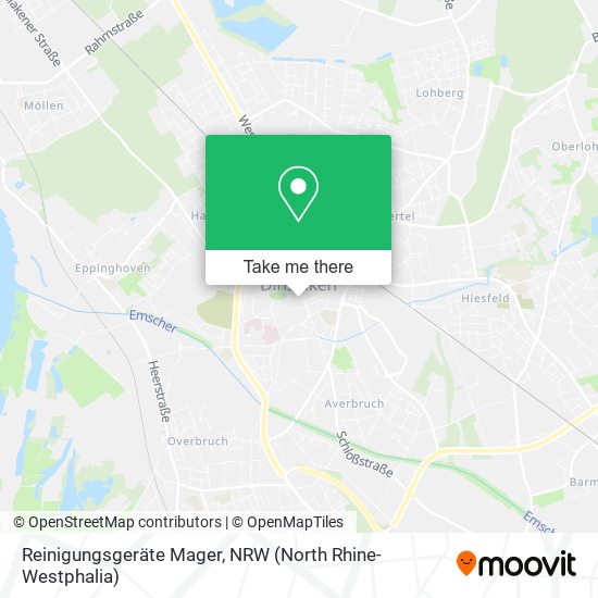 Reinigungsgeräte Mager map
