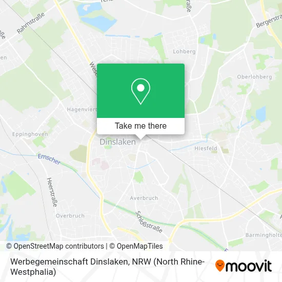 Werbegemeinschaft Dinslaken map