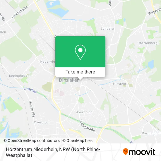 Карта Hörzentrum Niederhein