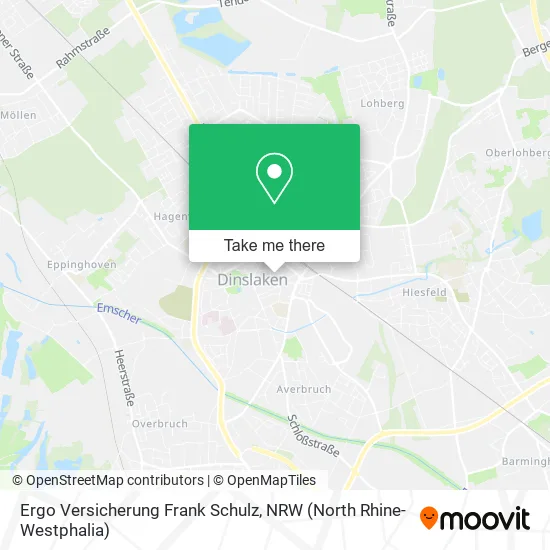 Карта Ergo Versicherung Frank Schulz