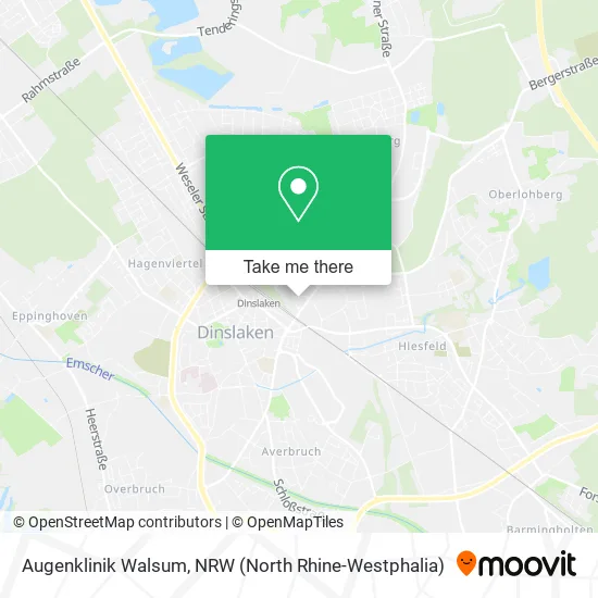Карта Augenklinik Walsum