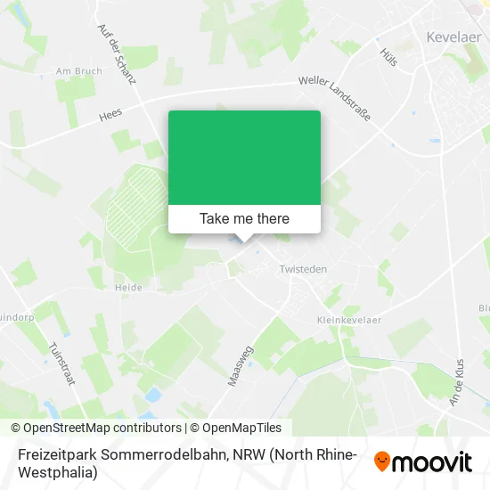 Карта Freizeitpark Sommerrodelbahn