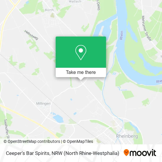 Карта Ceeper's Bar Spirits