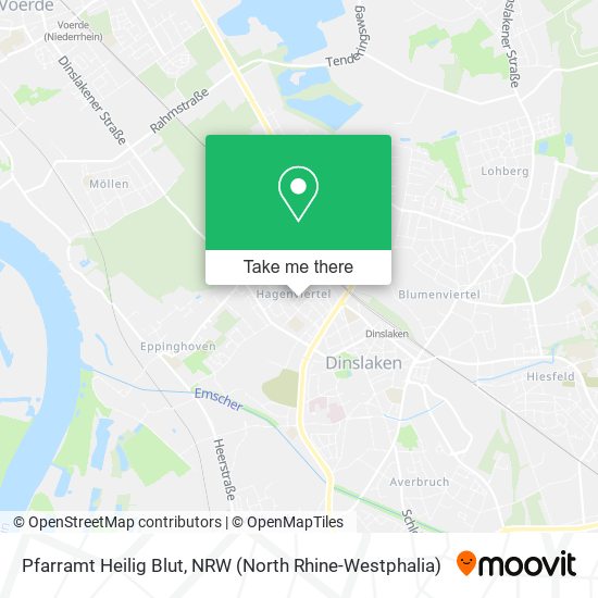 Pfarramt Heilig Blut map