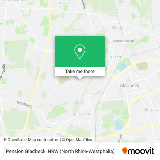 Pension Gladbeck map