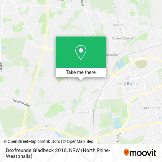 Карта Boxfreunde Gladbeck 2018