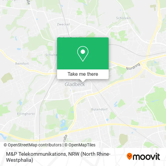 M&P Telekommunikations map